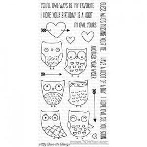 Die-Namics - I'm Owl Yours - Clear Stamps Discount Eastbay