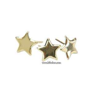 Creative Impressions - Paper Fasteners - Stars - Gold From China For Sale