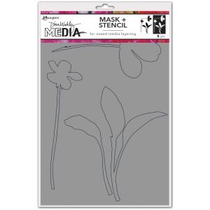 Dina Wakley Media - Stencil & Mask  - Sprouts For Sale Free Shipping