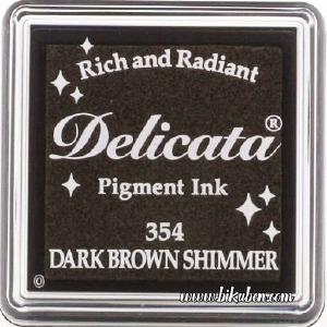 Delicata - Small Ink - Dark Brown Shimmer Free Shipping 2025 Unisex