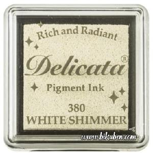 Delicata - Small Ink - White Shimmer 100% Authentic