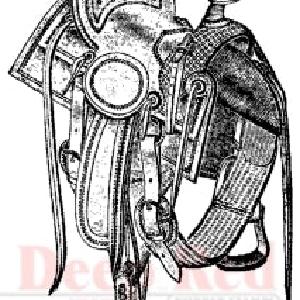Deep Red Stamps - Saddle - Cling Stamp Cheapest Pice Online