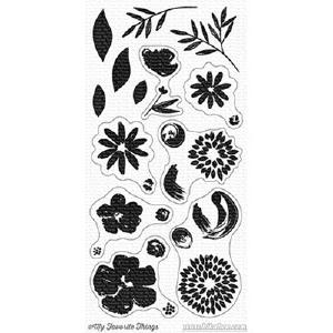 Die-Namics - Brushstroke Blooms - Clear Stamps Sale Manchester