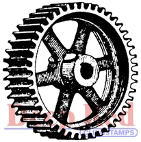 Deep Red Stamps - Heavy Gear - Cling Stamps Cheap Sale Reliable