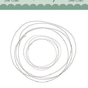 Dixie Craft - Clearstamp - Sketch Circle Pre Order For Sale