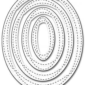 Die-namics - STAX - Wonky Stitched Oval - Dies Buy Cheap Outlet Locations