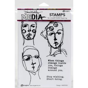 Dina Wakley Media - Stamps - Change Free Shipping Hot Sale