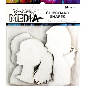 Dina Wakley Media - Chipboard Shapes - Profiles Sale Latest