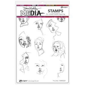 Dina Wakley Media - Stamps - The Littles Online Cheap Pice