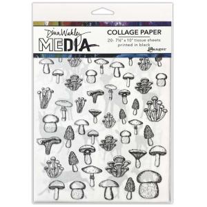 Dina Wakley Media - Collage Paper - The Forest Sale Choice
