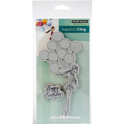 Penny Black - Slapstick Stamp - Birthday Balloons Clearance Deals