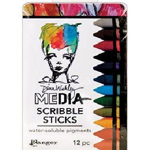 Dina Wakley Media - Scribble Sticks 2 Clearance Online Fake