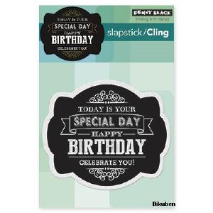 Penny Black - Slapstick Stamp - Chalkboard - Birthday Cheap Real Eastbay
