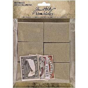 Tim Holtz - Ideaology - Matchboxes with Labels Cheap 100% Original