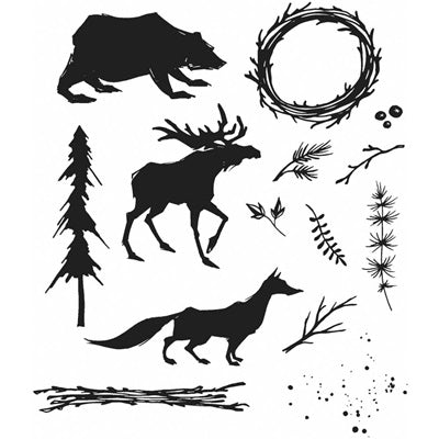 Tim Holtz Collection - Cling Stamps - Into the Woods Clearance Get To Buy