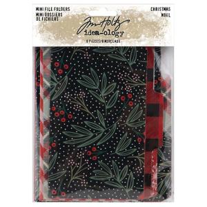 Tim Holtz - Idea-ology Christmas 2021 - Mini File Folders Discount Big Discount