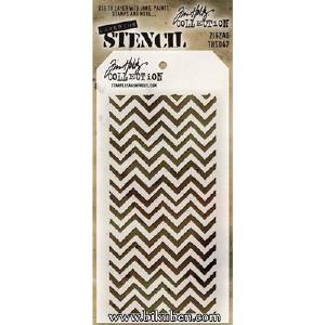 Tim Holtz - Stencil - ZigZag New For Sale
