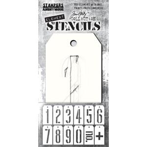 Tim Holtz - Element Stencil - Mechanical Clearance Store Sale Online