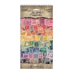 Tim Holtz - Idea-Ology - Postmarked Sticker Book Original For Sale