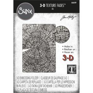 Tim Holtz - Embossing Folder - 3D - Tree Rings Best Wholesale Cheap Pice