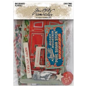 Tim Holtz - Idea-ology - Christmas 2022 - Chipboard Baseboards Free Shipping Exclusive