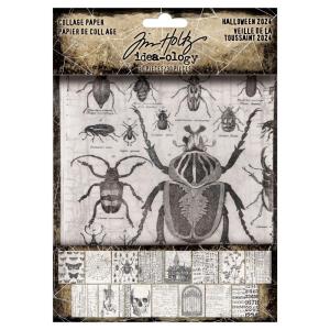 Tim Holtz - Idea-ology - Halloween 2024 - Collage Paper Sale Cost