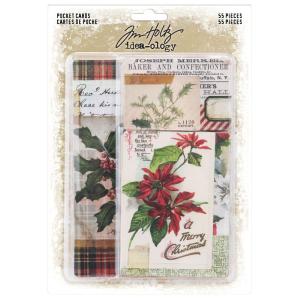 Tim Holtz - Idea-ology - Christmas 2022 - Pocket Cards Where To Buy