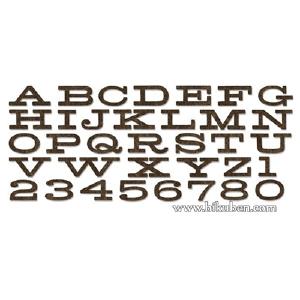 Tim Holtz Alterations - Bigz XL Alphabet Die - Billboard Free Shipping Fast Delivery