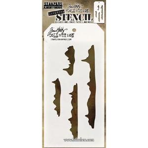 Tim Holtz - Layered Stencil - Snowcap Inexpensive For Sale