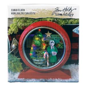 Tim Holtz - Idea-ology - Christmas 2022 - Curio Clock Red Outlet Cheap Quality