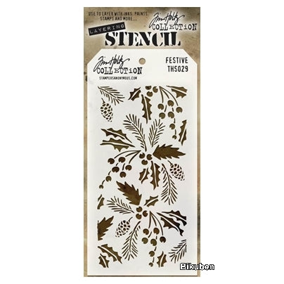 Tim Holtz - Stencil - Festive In China