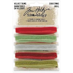 Tim Holtz - Ideaology - Christmas 2020 -  Velvet Trims Good Selling Cheap Pice