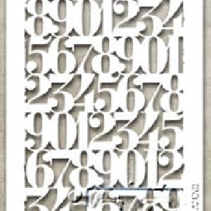 Tim Holtz - Stencil - Countdown Popular Cheap Online