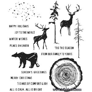 Tim Holtz Collection - Cling Stamps - Great Outdoors Enjoy Online