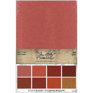Tim Holtz - Ideaology - Kraft-Stock - Warm - 6 x 9" Free Shipping Real