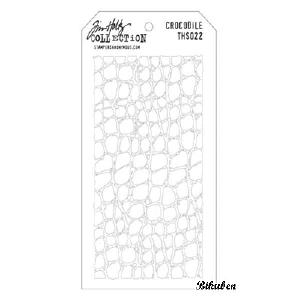 Tim Holtz - Stencil - Crocodile Discount Best Sale