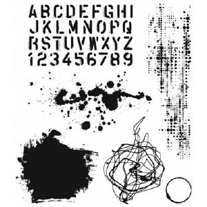 Tim Holtz Collection - Cling Stamps - Grunged Outlet Best Seller