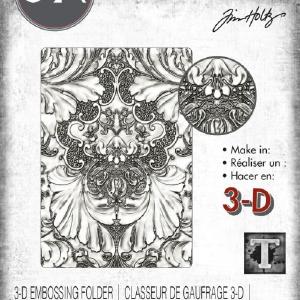 Tim Holtz Alterations - Texture Fades Embossing Folder - 3D - Damask Original Cheap Online
