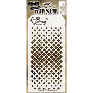 Tim Holtz - Layered Stencil - Gradient Square Cheap 100% Original
