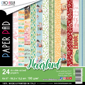 Ciao Bella - Neverland - Paper Pad     6 x 6" Discount Best Pices