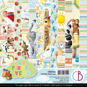 Ciao Bella - My First Year - Paper Pad  - 6 x 6" Sast Online