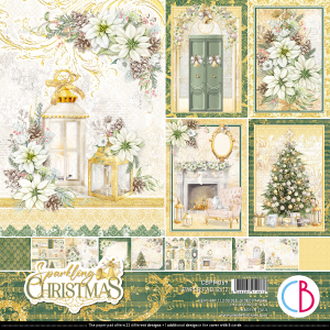 Ciao Bella - Sparkling Christmas - Paper Pack  (12 ark)  12 x 12" Limited Edition Online