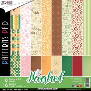 Ciao Bella - Neverland - Patterns - Paper Pad   12 x 12" Cheap Sale 2025 Newest