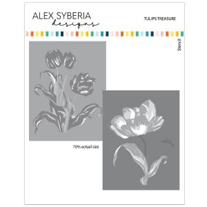Alex Syberia - Layering  Stencil Set - Tulip Treasure Get Authentic For Sale