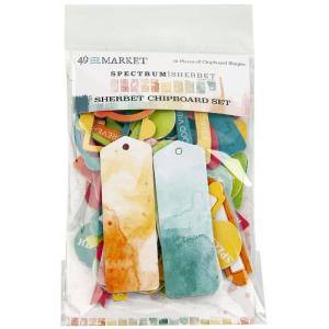 49 and Market - Spectrum Sherbet - Chipboard Set Cheap Sale Websites