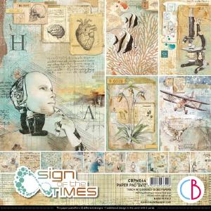 Ciao Bella - Sign of the times - Paper Pack (12) -  12 x 12" Sale Best Pices