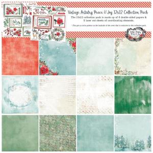 49 and Market - Vintage Artistry - Peace & Joy Collection -   12 x 12" Latest Collections Sale Online