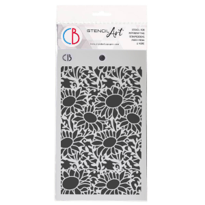 Ciao Bella - Stencil - Farmhouse Garden - Sunflowers Field - 5 x 8" Discount Reliable