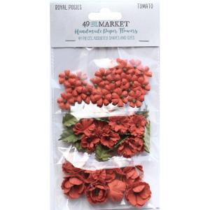 49 and Market - Royal Posies -Flowers - Tomato Pay With Visa For Sale