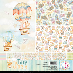 Ciao Bella - My tiny world - Paper Pack  (8 ark)  12 x 12" Cheap Sale Finishline